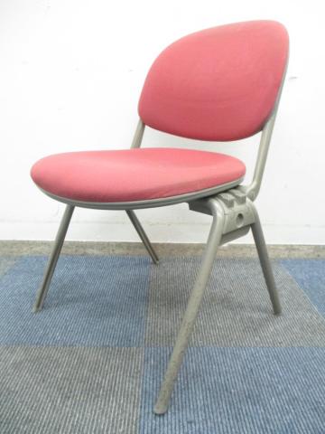【中古】トーションライン Ｈ181ＢＺ オカムラ（okamura） スタッキングチェア