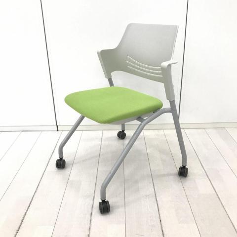 【中古】ヴィラージュチェア 8VCC1A FTC5 オカムラ（okamura） ネスティングチェア