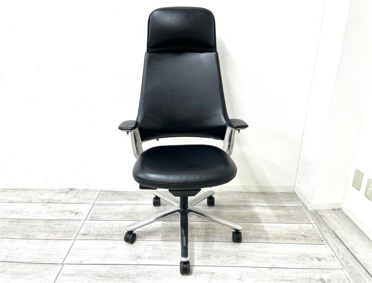 中古】 イトーキ/ITOKI 肘付ハイバックチェア 593080 - 中古オフィス 