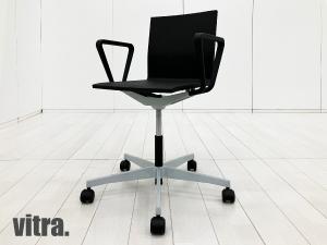vitra/ヴィトラ　04 / ゼロフォー スタジオチェア　マールテン・ヴァン・セーヴェレン　ブラック　ナイロンキャスター