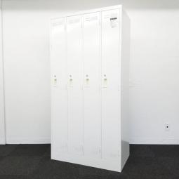 ★コクヨ製　LK　ホワイト　シリンダー　定番の安心設計されたコクヨのロッカー入荷！　更衣室　4人用ロッカー！！