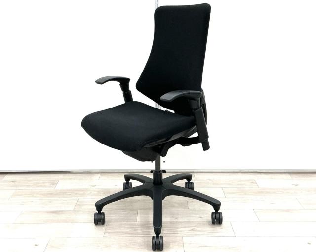 【中古】エフクロス KF-337GS-T1T1 イトーキ（ITOKI） 肘付ハイバックチェア
