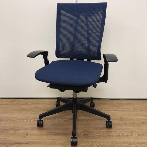 【中古】セレーオチェア KF-570JB-TTB2 イトーキ（ITOKI） 肘付ハイバックチェア