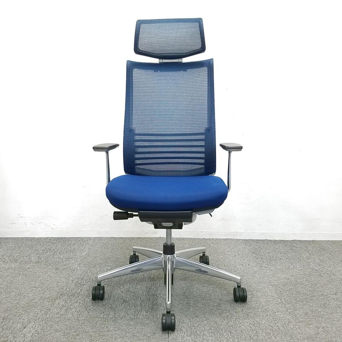 中古】ベゼル アルミポリッシュ CRS-G2822E1 コクヨ/KOKUYO 肘付
