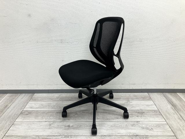 【中古】シルフィーメッシュ C631XR　FMP1 オカムラ（okamura） 肘無ローバックチェア