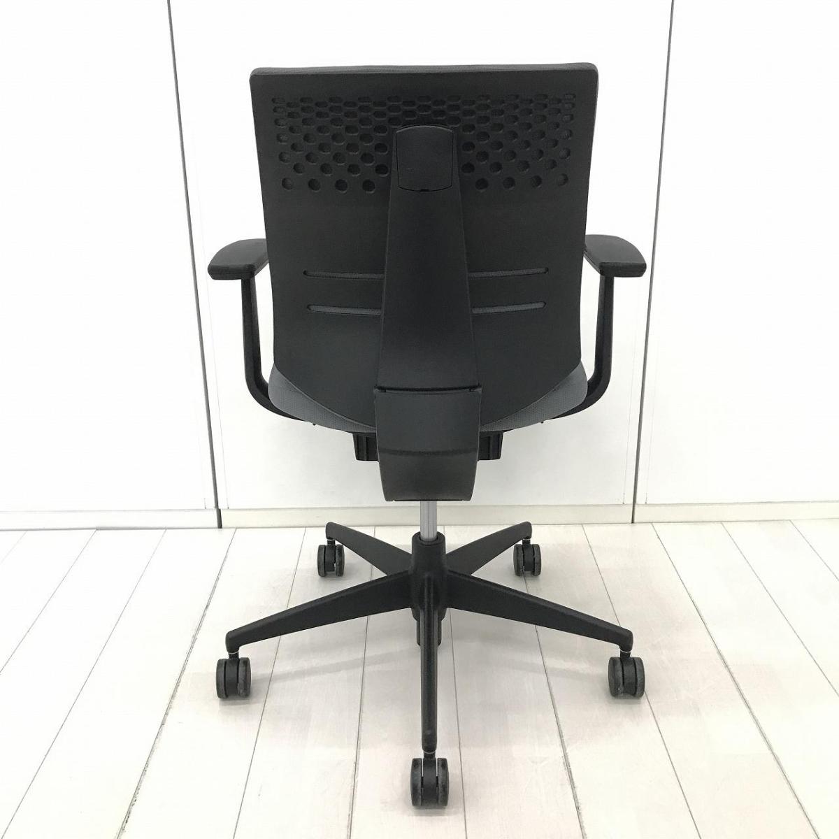 中古】ウィザードチェア CRS-G1800F6 コクヨ/KOKUYO 肘付ローバック