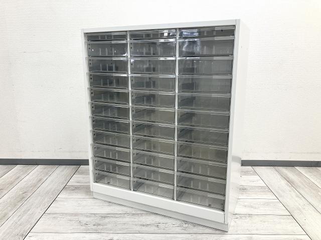 【中古】シンライン HTM-109KBN-W9 イトーキ（ITOKI） ローキャビネット／クリスタルトレー