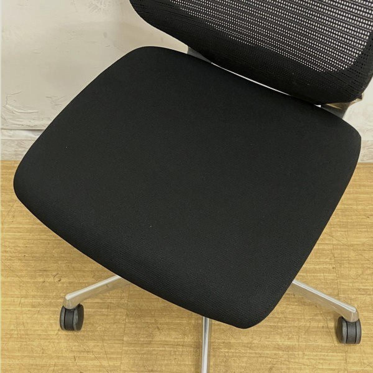 中古】バロンチェア CP43BR FDF1 オカムラ/okamura 肘無ローバック 