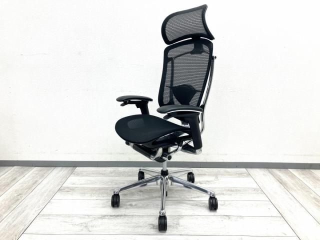 【中古】コンテッサ セコンダ CC85BS FPG1 オカムラ（okamura） 肘付ハイバックチェア
