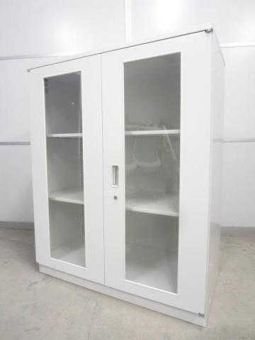 【中古】シンライン HTM-109HVGN-W9 イトーキ（ITOKI） ローキャビネット／両開き