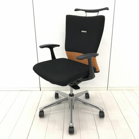 【中古】フィーゴチェア CJ44BR FAM8 オカムラ（okamura） 肘付ミドルバックチェア