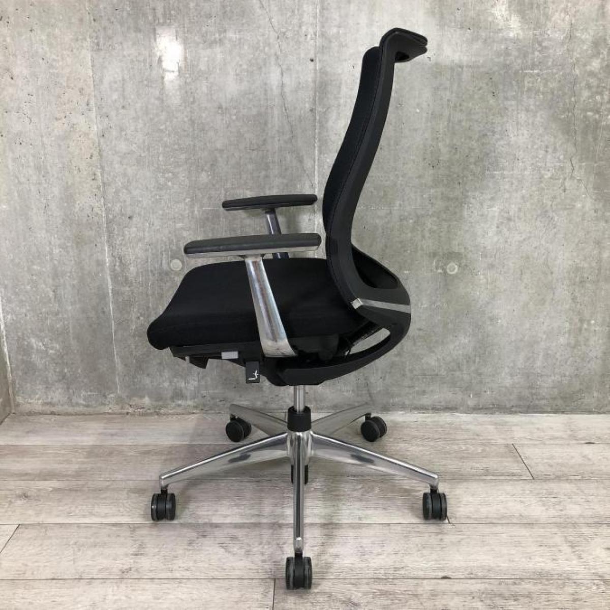 中古】ベゼル アルミポリッシュ CRS-G2800E6 コクヨ/KOKUYO 肘付