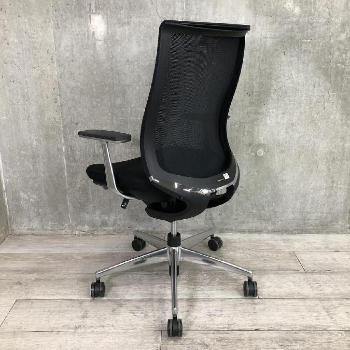 中古】ベゼル アルミポリッシュ CRS-G2800E6 コクヨ/KOKUYO 肘付