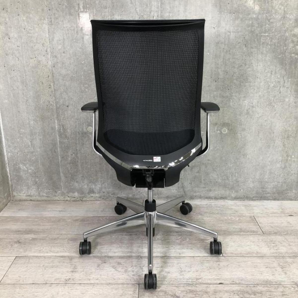 中古】ベゼル アルミポリッシュ CRS-G2800E6 コクヨ/KOKUYO 肘付