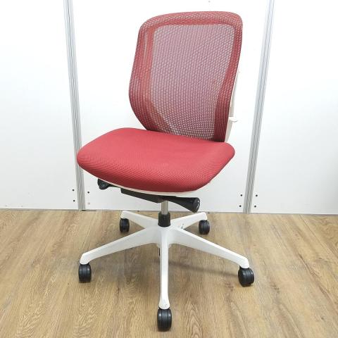 【中古】シルフィーメッシュ  オカムラ（okamura） 肘無ローバックチェア