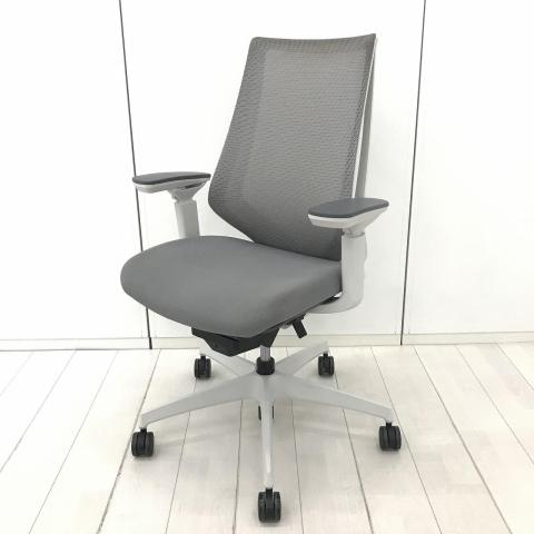 【中古】デュオラ メッシュ  コクヨ（KOKUYO） 肘付ハイバックチェア