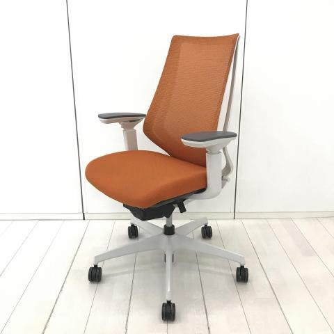 【中古】デュオラ メッシュ CRS-G3000E1N コクヨ（KOKUYO） 肘付ハイバックチェア