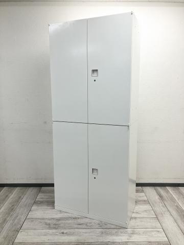 【中古】レクトライン 4B313Y ZA75 オカムラ（okamura） ハイキャビネット／両開き＋両開き