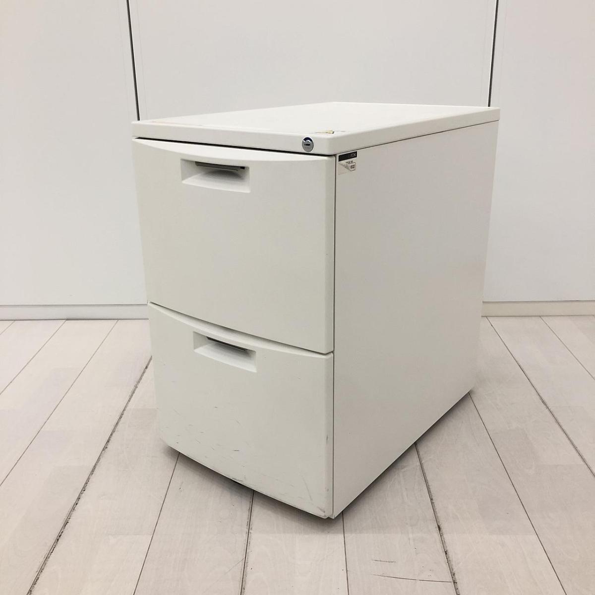 イトーキ　4台分 中古】CZシリーズ CZ-046MDCNB-W9 イトーキ/ITOKI ワゴン2段 593758