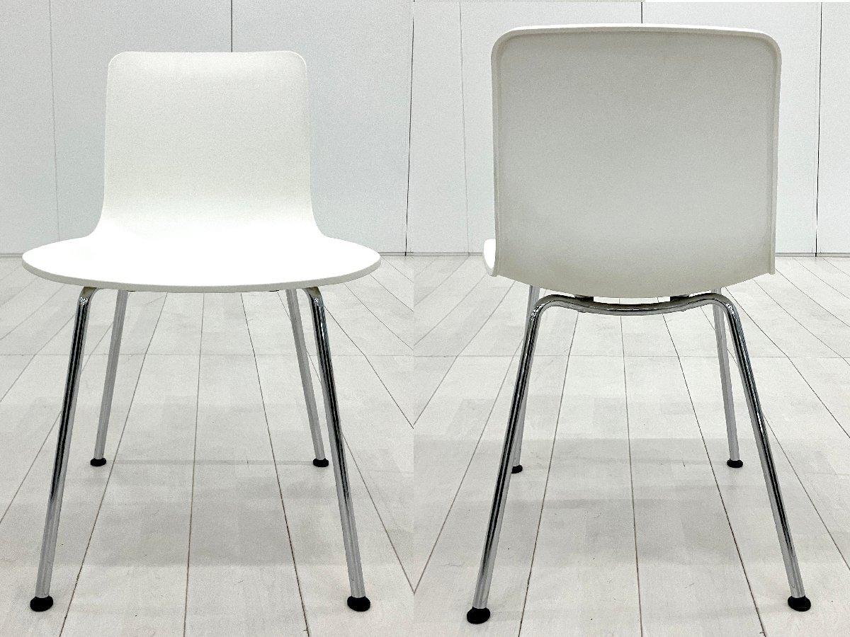 vitoraHAL/ヴィトラ ジャスパーモリソンコットンホワイト 中古】 vitra/ヴィトラ ミーティングチェア 593826 - 中古オフィス家具