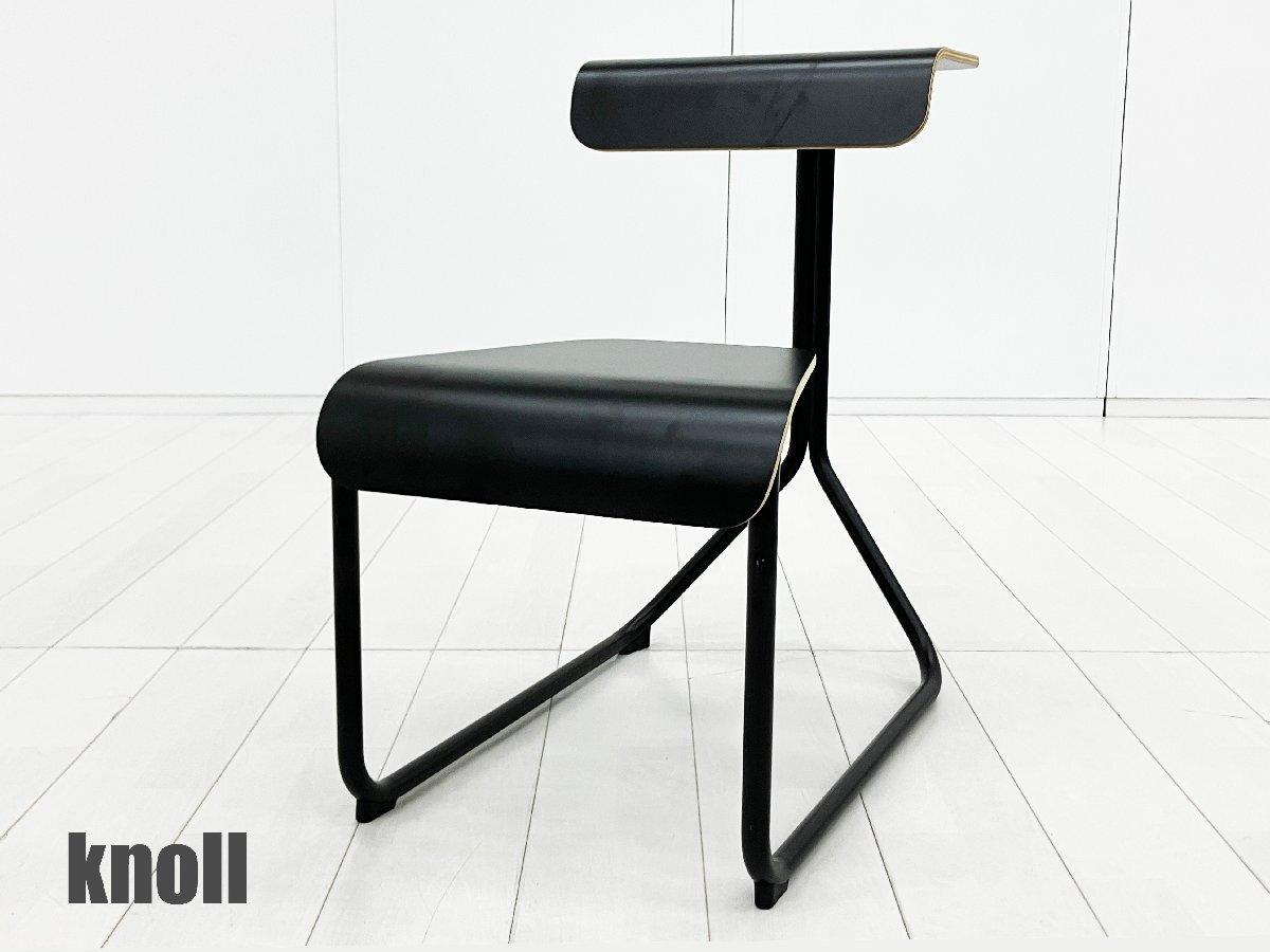 イタリアのデザイナーDolment (ドルメン)本革使用 チェアNo.001 中古】 Knoll/ノール ミーティングチェア 593840 - 中古オフィス家具