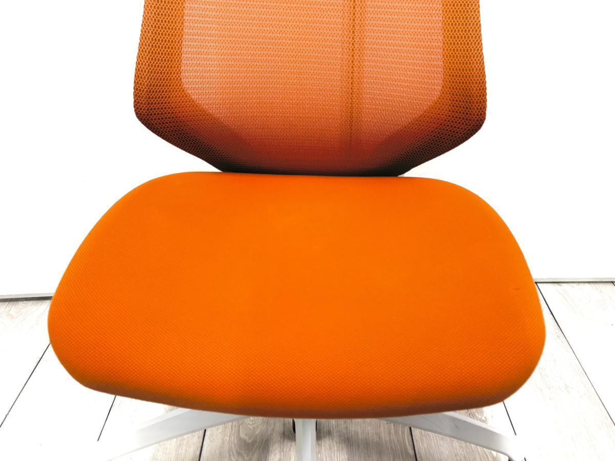 中古】デュオラ メッシュ コクヨ/KOKUYO 肘無ハイバックチェア 593851