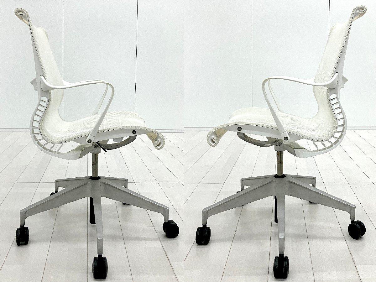 ≪値下げ相談OK≫オフィスチェア　ハーマンミラーセトゥーチェア　アーム付き 中古】セトゥーチェア Herman Miller/ハーマンミラー ミーティング
