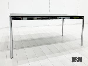 USMハラー　ハラーテーブル W1500 オーク材 ブラックラッカーフィニッシュ　デスク/ダイニング