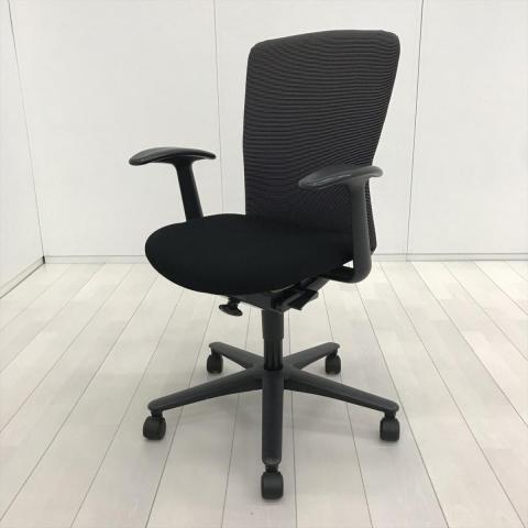 【中古】ルディオチェア  ウチダ（UCHIDA) 肘付ハイバックチェア