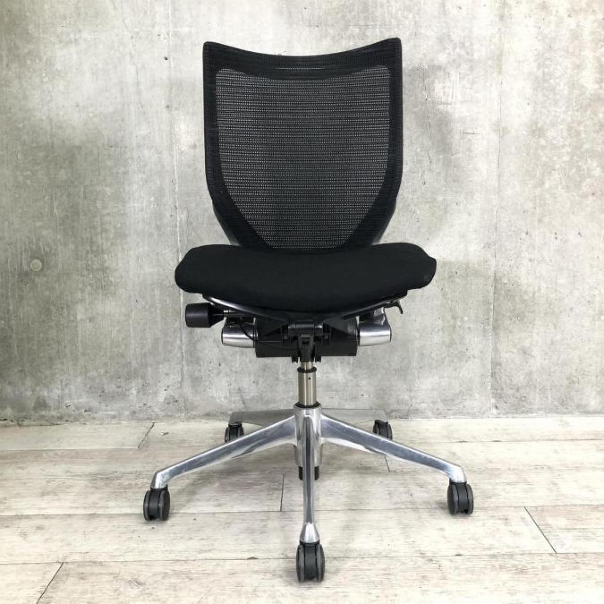 中古】バロンチェア オカムラ/okamura 肘無ローバックチェア 593907 中古】バロンチェア オカムラ/okamura 肘無ローバックチェア 593907