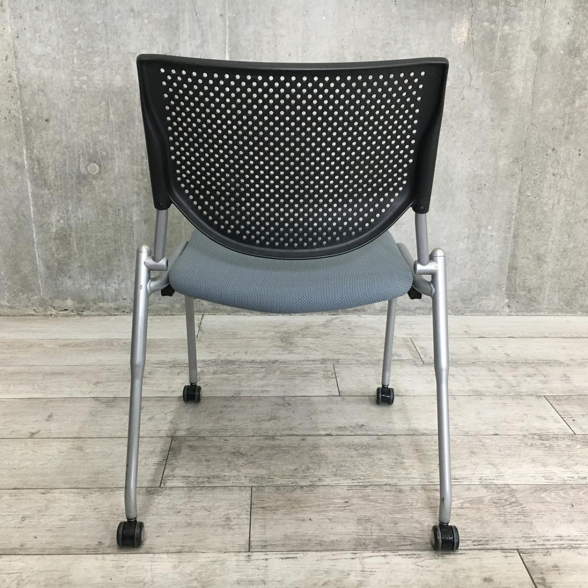 中古】プロスタック 8139ZZ-FSN5 オカムラ/okamura スタッキングチェア