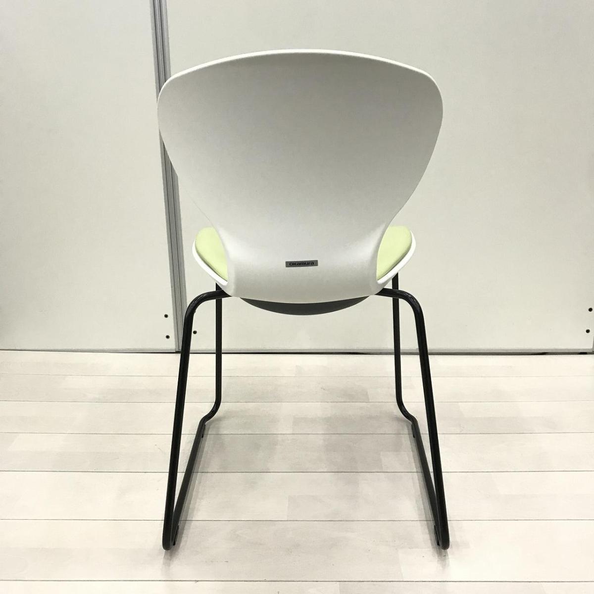 中古】9370シリーズ 9370FB PB22 オカムラ/okamura スタッキングチェア