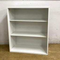 【在庫入替セール】オープン書庫　コクヨ　エディア　ホワイト　ベースなし　天板なし　A4×3段分収納可能　中身が見えるので取り出したい書類が一目瞭然　※底部分に穴あきあり