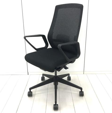 【中古】セレッツァ SA-00B ウチダ（UCHIDA) 肘付ハイバックチェア