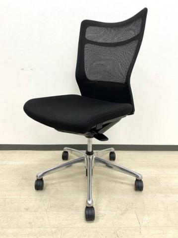 【中古】フィーゴメッシュチェア  オカムラ（okamura） 肘無ハイバックチェア