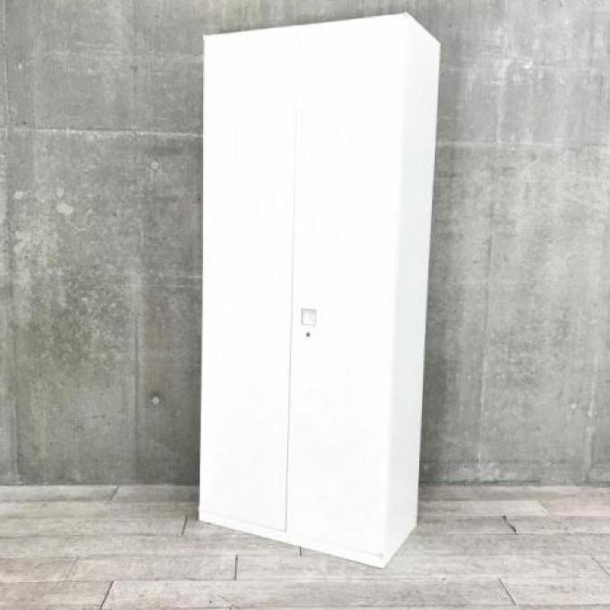 【定価約13万円】【豊富な収納スペースで書類をスッキリ！】■オカムラ/レクトライン　■ハイキャビネット　両開き　■ホワイト
                        レクトライン
                                    中古
            