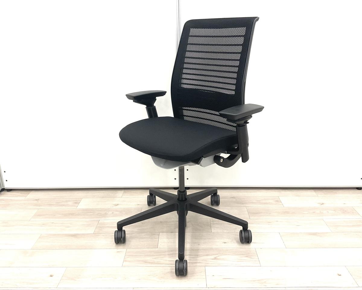 中古】シンクチェア（新モデル） 465A300 Steelcase/スチールケース 肘 