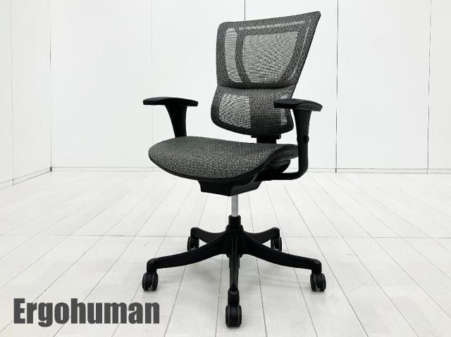 【中古】スマート  Ergohuman（エルゴヒューマン） 肘付ハイバックチェア