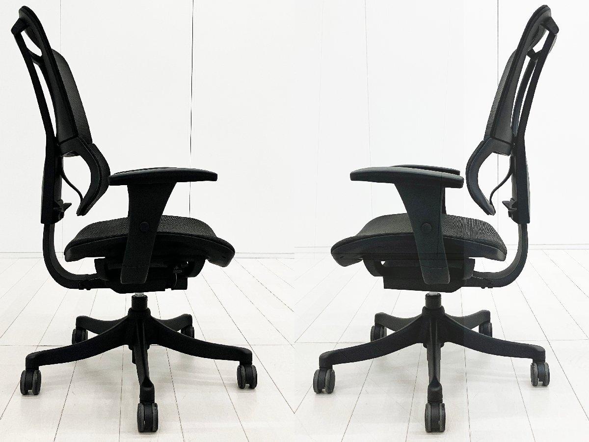 中古】スマート Ergohuman/エルゴヒューマン 肘付ハイバックチェア 