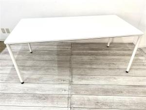 【定価約10万円】【シンプルかつ人気なホワイトカラーのミーティングテーブル】■イトーキ/ミーティングテーブル ■DCシリーズ ■ホワイト ■4本脚