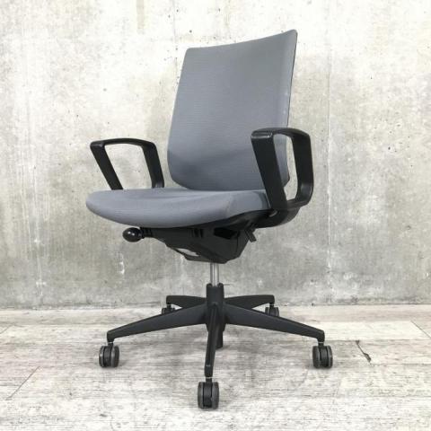 【中古】ウィザードチェア CRS-G1802F6 コクヨ（KOKUYO） 肘付ハイバックチェア