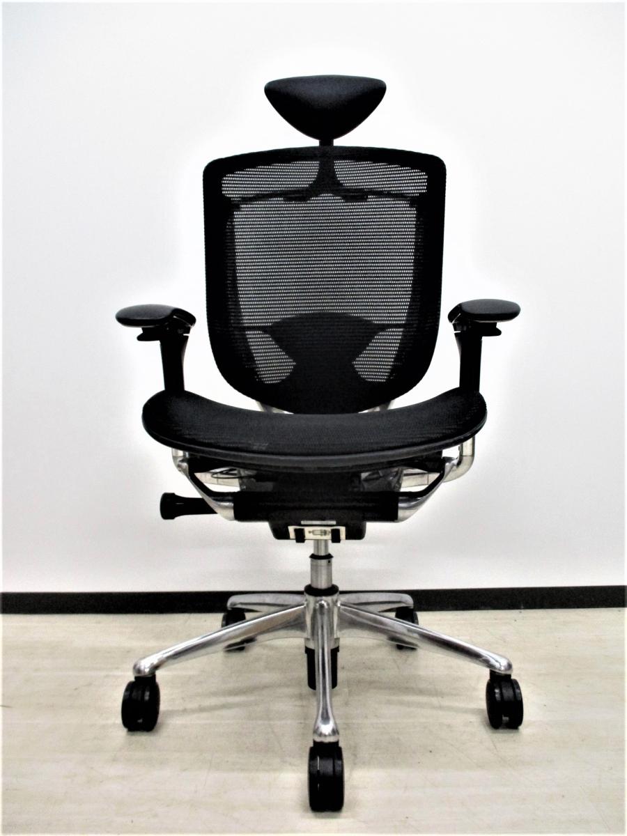 中古】コンテッサチェア CM52ABFBF1 オカムラ/okamura 肘付ハイバック