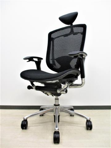 【中古】コンテッサチェア CM52ABFBF1 オカムラ（okamura） 肘付ハイバックチェア