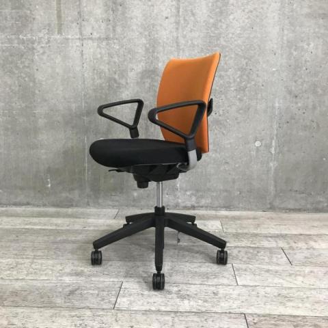 【中古】エポ EF-40 ウチダ（UCHIDA) 肘付ローバックチェア