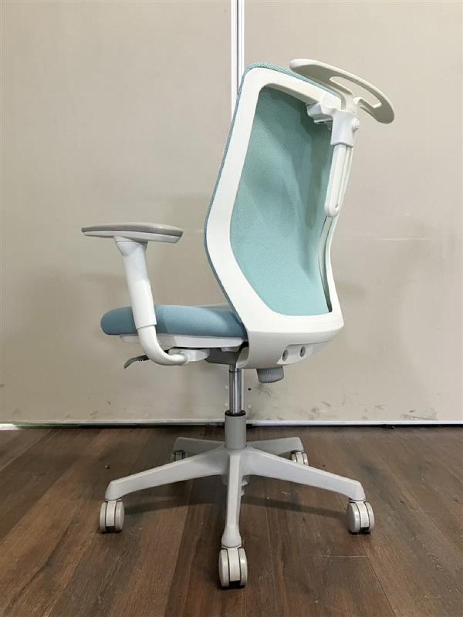 中古】CG-M メッシュ オカムラ/okamura 肘付ローバックチェア 594297 