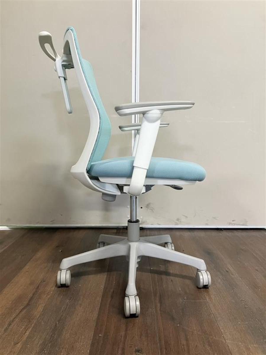 中古】CG-M メッシュ オカムラ/okamura 肘付ローバックチェア 594297 