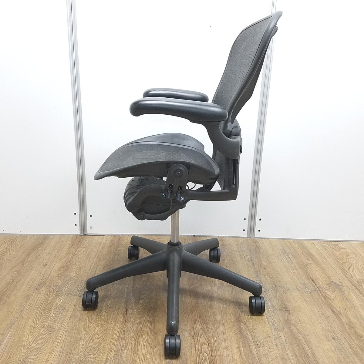 中古】アーロンチェア Herman Miller/ハーマンミラー 肘付ハイバック