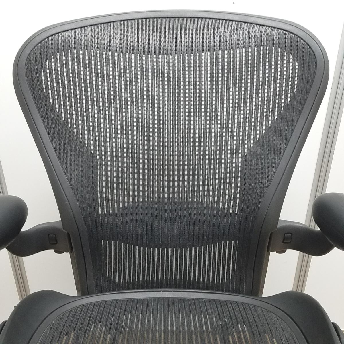 中古】アーロンチェア Herman Miller/ハーマンミラー 肘付ハイバック