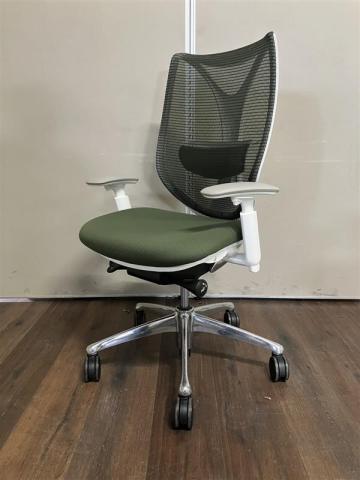 【中古】サブリナ  オカムラ（okamura） 肘付ハイバックチェア