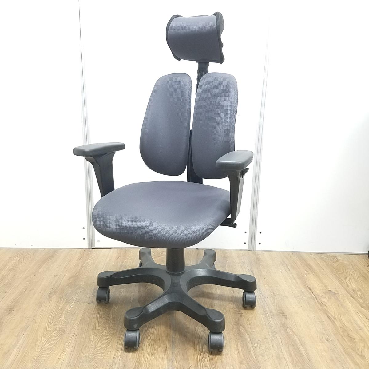 ★海外メーカー　デュオレスト　人間工学に基づいた設計で人気のDUOREST（デュオレスト）　腰への負担を軽減し、背筋を自然に伸ばす２つの背もたれ　肘付きチェア！！
                        その他シリーズ
                                    中古
            